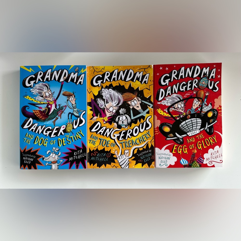 Lot of 3 Grandma Dangerous Book Set
